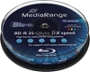 Изображение Mediarange Bluray 25GB 10pcs BD-R Spindel Injekt Prin. 6x