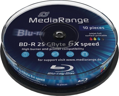 Picture of MediaRange BD-R 25 GB 6x 10 sztuk (MR500)