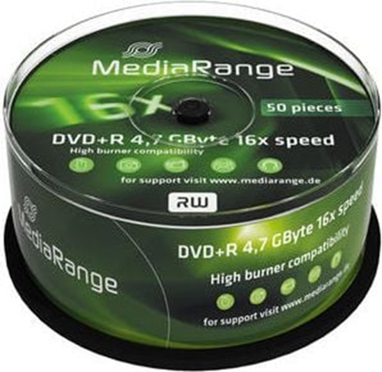 Picture of Mediarange DVD+R 16x 50pcs Spindel