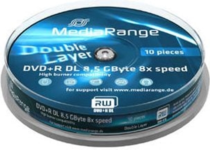 Picture of Mediarange DVD+R 8.5GB  10pcs Spindel Double Layer 8x