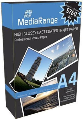 Изображение Mediarange Foto Papier hochglänzend A4 160g 100 Blatt