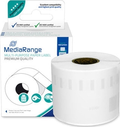 Picture of MediaRange MediaRange Papieretiketten komp. Dymo 54x101mm 220 Stk.sw/ws