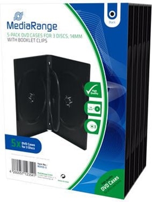 Изображение MediaRange Pudeka na 3 pyty CD/DVD 5szt. (BOX35-3)