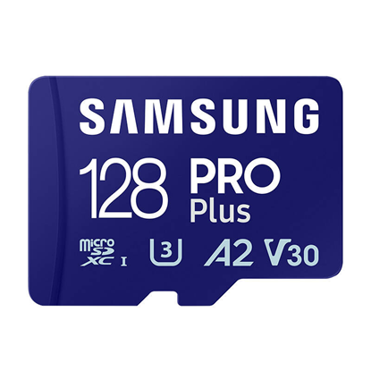 Изображение Memory card Samsung PRO Plus SDXC 128 GB U3 A2 V30