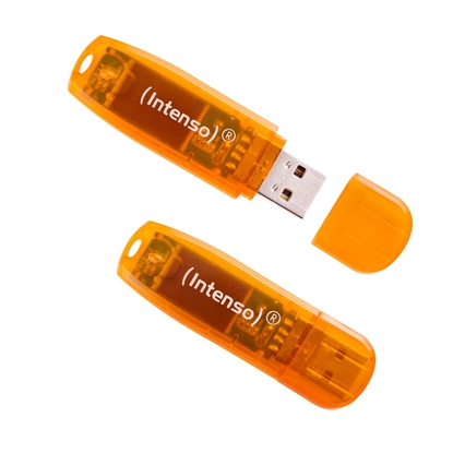 Изображение MEMORY DRIVE FLASH USB2 2X64GB/RAINBOW 3502492 INTENSO