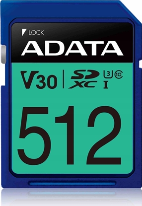 Picture of MEMORY SDXC 512GB V30/ASDX512GUI3V30S-R ADATA