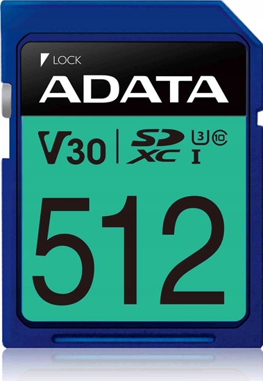 Picture of MEMORY SDXC 512GB V30/ASDX512GUI3V30S-R ADATA