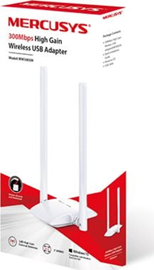 Picture of Mercusys | High Gain Wireless USB Adapter | MW300UH
