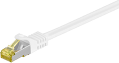 Picture of MicroConnect CAT 7 S/FTP RJ45 WHITE 0.25m (SFTP70025W)
