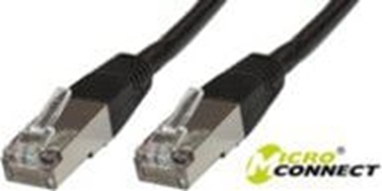 Picture of MicroConnect Patchchord SSTP CAT6, LSZH, czarny, 0.5m (SSTP6005S)