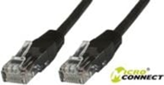 Изображение MicroConnect Patchcord U/UTP CAT5e, 2m, czarny (UTP502S)