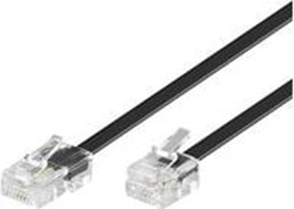 Picture of MicroConnect RJ-11/RJ-45 (M/M) 3m Czarny (MPK453S)