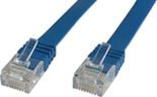Picture of MicroConnect RJ-45/RJ-45 kat.6 1m Niebieski (V-UTP601B-FLAT)