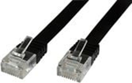 Picture of MicroConnect RJ-45/RJ-45 kat.6 2m Czarny (V-UTP602S-FLAT)
