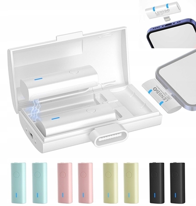 Изображение Mikrofon LensGo 2x Bezprzewodowy Mikrofon Krawatowy adowarka Iphone / 518c Lightning