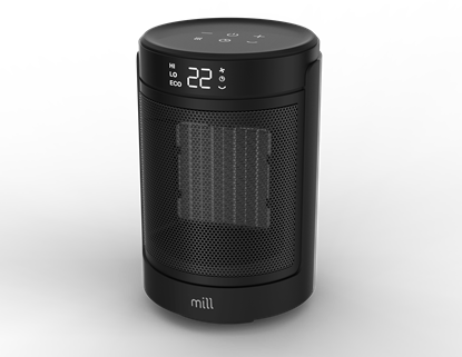 Attēls no Mill FH1500BLACK | Ceramic fan heater | 1500 W | Suitable for rooms up to 22 m² | Black