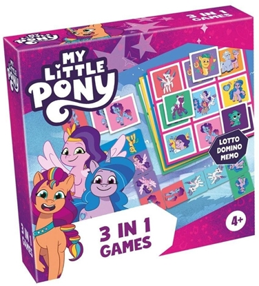 Attēls no My Little Pony 3w1 Lotto, Domino, Memo