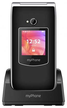 Attēls no myPhone Rumba 2 | Black | 2.4 " | TFT | 32 MB | 32 MB | Single SIM | Main camera resolution 0.3 MP | 800 mAh