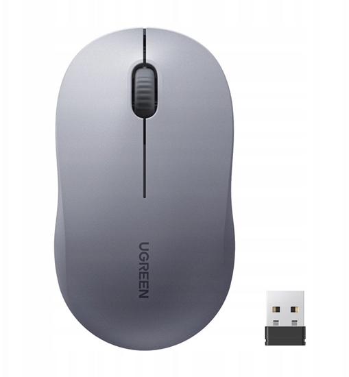 Изображение Mysz Ugreen Myszka M331 bezprzewodowa optyczna - szara