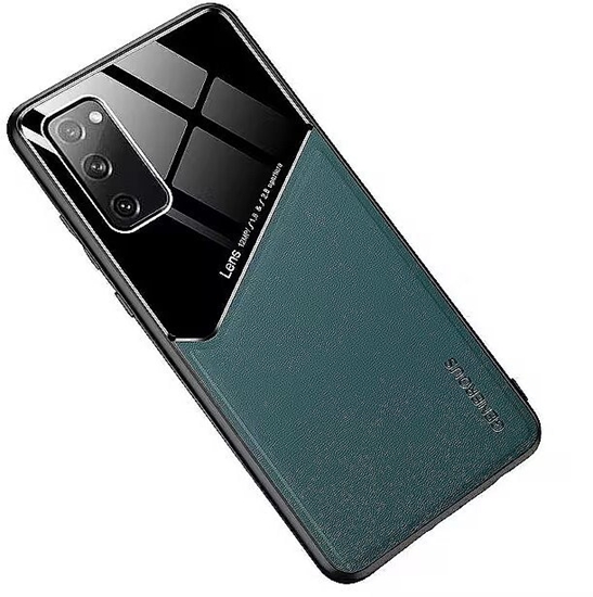 Изображение Mocco Lens Leather Back Case for Apple iPhone 12 / 12 Pro Green