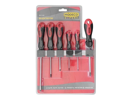 Изображение Modeco Komplet wkrtaków SUPREME 6szt. - MN-11-082