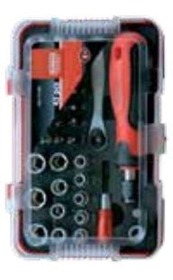 Изображение Modeco Multiwkrtaki z grotami i nasadkami 45elementów - MN-14-206