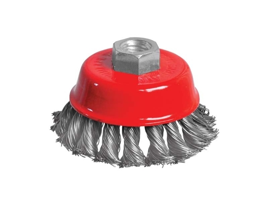 Picture of Modeco Szczotka druciana garnkowa do szlifierki stalowa 100mm - MN-69-135