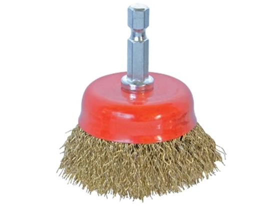 Picture of Modeco Szczotka druciana garnkowa z trzpieniem 1/4" 50mm (MN-69-191)