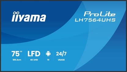 Picture of Monitor iiyama ProLite LH7564UHS-B1AG