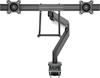 Изображение Monitora stiprinājums Gembird Desk Mounted Adjustable Monitor Arm for 2 Monitors