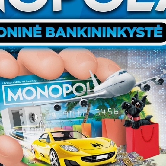 Изображение Hasbro Gra planszowa Monopoly Super Electronic Banking (wersja litewska)