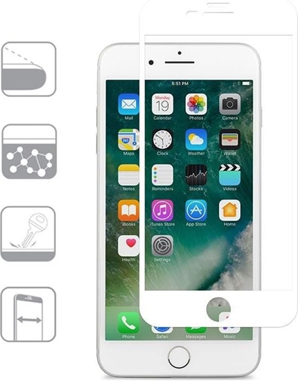 Picture of Moshi Moshi Ionglass - Szko Ochronne Na Ekran Do Iphone 8 Plus / 7 Plus / 6s Plus / 6 Plus (white)