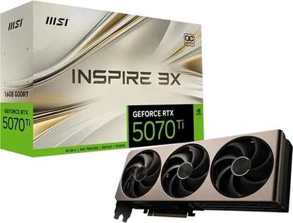 Изображение MSI GeForce RTX5070Ti 16GB INSPIRE 3X OC