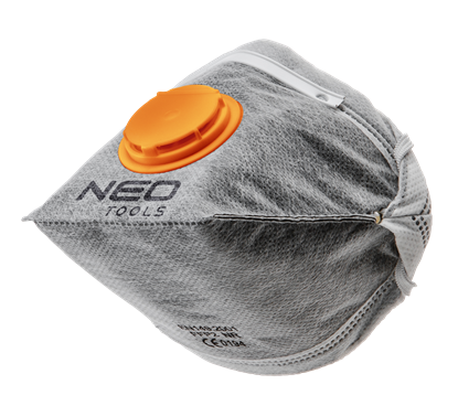 Attēls no Neo Pómaska przeciwpyowe skadana z aktywnym wglem FFP1 z zaworem 3szt. (97-311)