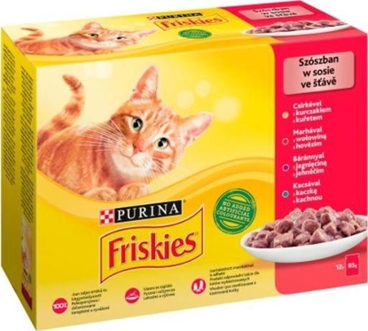 Attēls no Nestle FRISKIES KOT sasz.12x85g WOOWINA sos /6