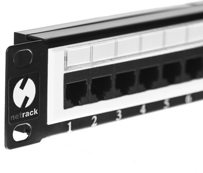 Picture of NetRack Patch panel 19'' 24-porty Kat.6 UTP (104-06)