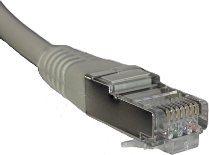 Изображение NetRack patchcord RJ45, kat. 6 FTP, 3m szary - BZPAT36F