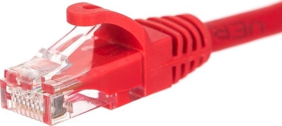 Picture of NetRack patchcord RJ45, kat. 6 UTP, 0.25m czerwony - BZPAT0256R