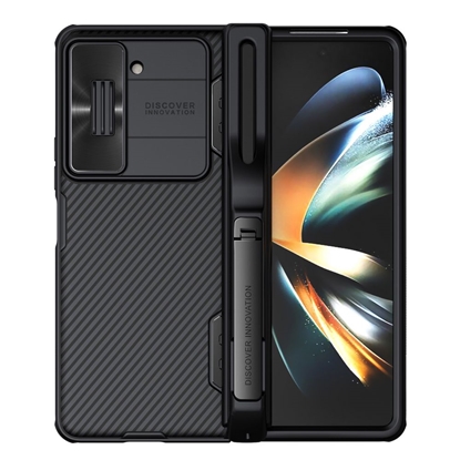 Picture of Nillkin - Nillkin CamShield Fold Case for Samsung Galaxy Z Fold 5 with additional stylus holder - black