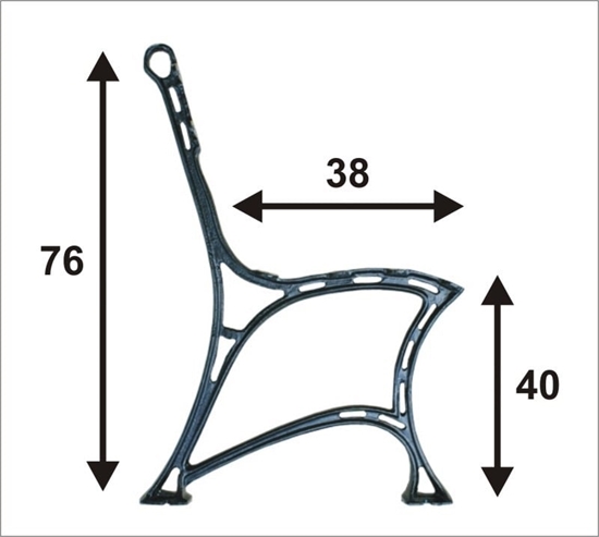 Picture of Noga do awki miejska 6 desek