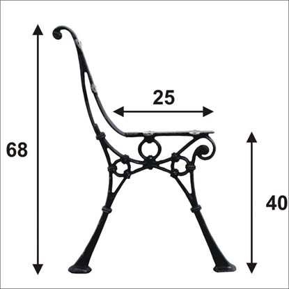 Изображение Noga do awki rednia 4 deski