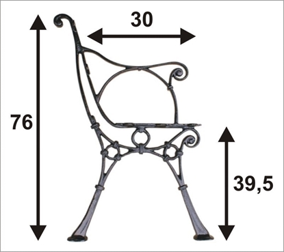 Изображение Noga do awki z podpórk C 5 desek