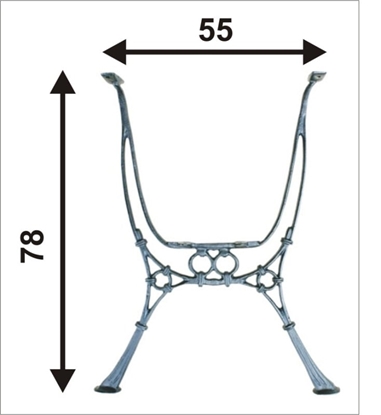 Изображение Noga do stolika ogrodowego wysoka