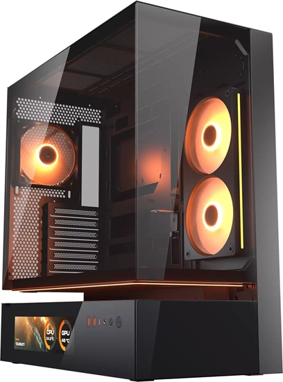 Изображение Obudowa Cougar Obudowa Midi-Tower CFV235 Vision, ARGB, Szko, Czarny