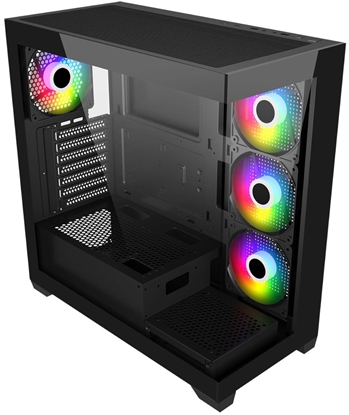 Изображение Obudowa FSP/Fortron M340 ARGB czarna (POC0000272)