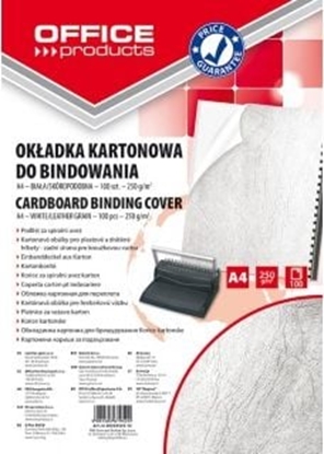 Изображение Office Products OKADKI DO BINDOWANIA OFFICE PRODUCTS, KARTON, A4, 250GSM, SKÓROPODOBNE, 100SZT., BIAE 20232525-14