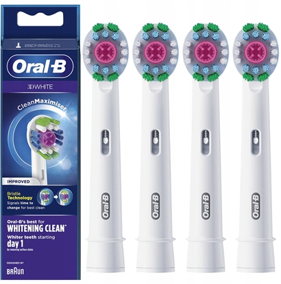 Attēls no Oral-B Toothbrush heads Pro 3D White 4 pcs.
