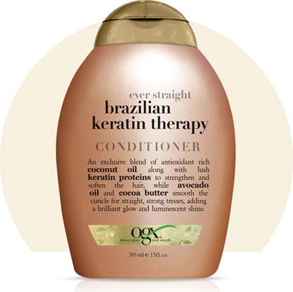 Picture of Organix Cosmetix Odywka Brazilian Keratin Smooth Conditioner wygadzajca z brazylijsk keratyn 385ml