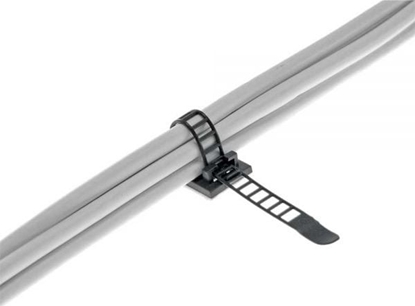 Изображение Organizer InLine Opaska zaciskowa Czarny 10 sztuk  (59969D)