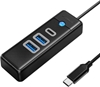 Изображение Orico Orico Hub USB-C to 2x USB 3.0 + USB-C, 5 Gbps, 0.15m (Black)